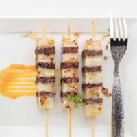 ATLANTIC COD KEBOBS WITH RED CABBAGE AND BREAD CRUMBLE Featured Image