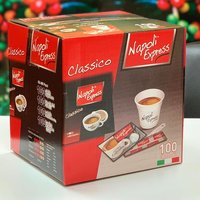 NAPOLI EXPRESS COFFEE PODS SINGLE DOSE CLASSIC WITH ACCESSORIES Featured Image