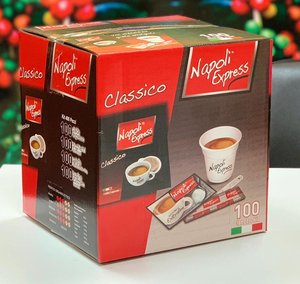 NAPOLI EXPRESS COFFEE PODS SINGLE DOSE CLASSIC WITH ACCESSORIES Featured Image