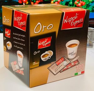 NAPOLI EXPRESS COFFEE PODS SINGLE DOSE GOLD WITH ACCESSORIES Featured Image