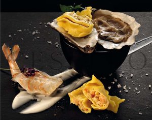 CAPPELLETTONI BRANZINO E GAMBERRETTI  -  SEABASS AND SHRIMPS CAPPELLETTONI Featured Image