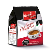 NAPOLI EXPRESS COFFEE CAPSULES SINGLE DOSE DOLCE GUSTO - 16 PIECES / BAG Featured Image