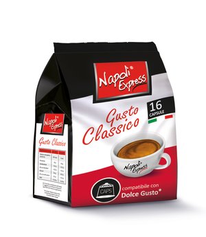 NAPOLI EXPRESS COFFEE CAPSULES SINGLE DOSE DOLCE GUSTO - 16 PIECES / BAG Featured Image