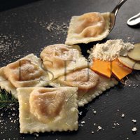 TORTELLI ZUCCA E ZENZERO IN PASTA ALLA CURCUMA  -  TURMERIC PASTA TORTELLI WITH PUMPKIN AND GINGER Featured Image