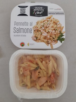 Penne with salmon to the scents of Sicily Featured Image