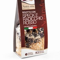 Risotto con speck e radicchio rosso IGP Chioggia grammi 250/Risotto with speck and red salad IGP Chioggia 250 grams Featured Image