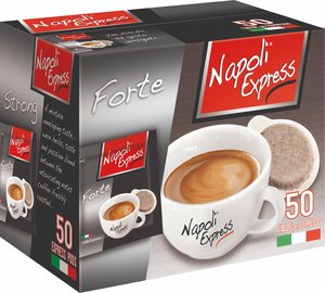 NAPOLI EXPRESS COFFEE PODS SINGLE DOSE STRONG Featured Image