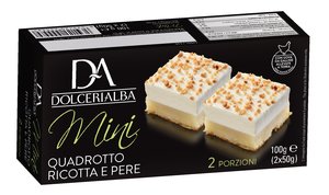 Mini Quadrotto Ricotta Cheese and Pear 50g x 2 Featured Image