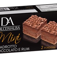 Mini Quadrotto Chocolate and Rum 100g Featured Image