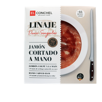 Hand Sliced Duroc Linaje Ham Featured Image