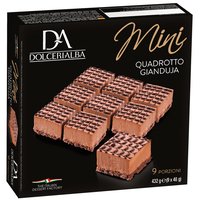 Mini Quadrotto Chocolate and Hazelnut 48g x 9 Featured Image