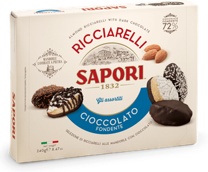 Almond Ricciarelli With Dark Chocolate Image