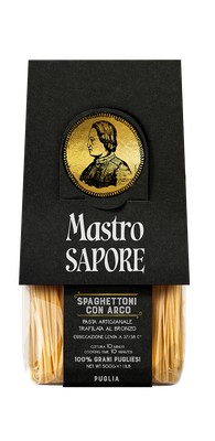 Bronze - Cut Pasta 100% Apulian Wheat - Mastro Sapore - Spaghettoni con Arco Featured Image