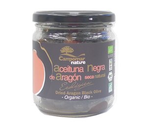 ORGANIC NATURAL  DRIED ARAGON BLACK OLIVES Featured Image