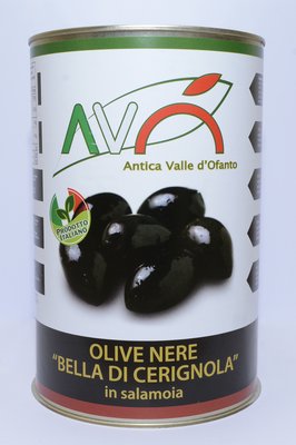 Black Bella di Cerignola olives in brine Featured Image