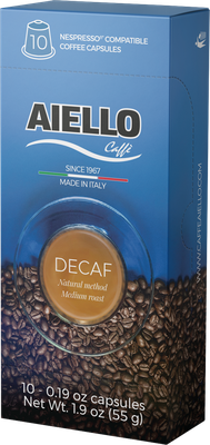 Caffè Aiello in Capsule DECAFFEINATO NATURALE compatibili nespresso Featured Image