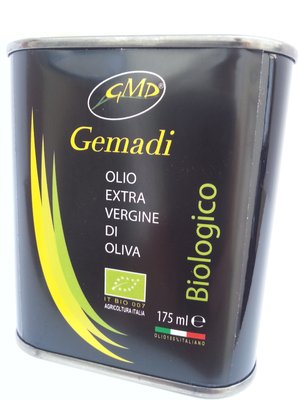 Can 175 ml Organic Extra Virgin Olive Oil Gemadi Featured Image