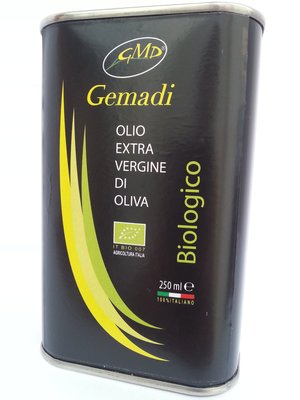 Can 250 ml Organic Extra Virgin Olive Oil Gemadi Featured Image