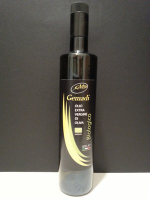 Bottle 0,75 cL Organic Extra Virgin Olive Oil Gemadi Featured Image