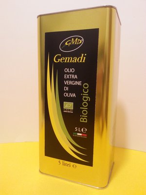 Can 5 L Organic Extra Virgin Olive Oil Gemadi Featured Image