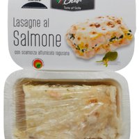Salmon lasagne with smoked cheese smoked meat from Ragusa Featured Image