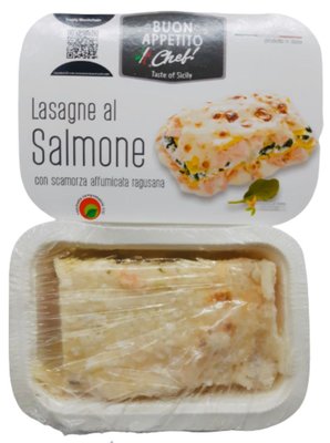 Salmon lasagne with smoked cheese smoked meat from Ragusa Featured Image