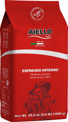 Caffè Aiello in grani 1.000gr. INTENSO 70% Arabica Featured Image