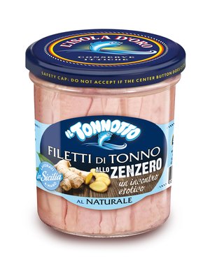 GINGER TUNA FILETS IN JAR (IN BRINE) Featured Image