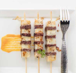 ATLANTIC COD KEBOBS WITH RED CABBAGE AND BREAD CRUMBLE Featured Image
