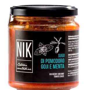TOMATO SAUCE WITH GOJI BERRIES AND MINT 275g Featured Image
