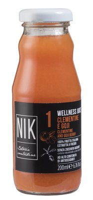 WELLNESS JUICE n.1 – CLEMENTINE AND GOJI BERRY 200 ml Featured Image