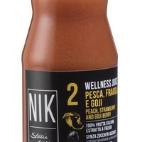 WELLNESS JUICE n.2 – PEACH, STRAWBERRY AND GOJI BERRY 200 ml Featured Image