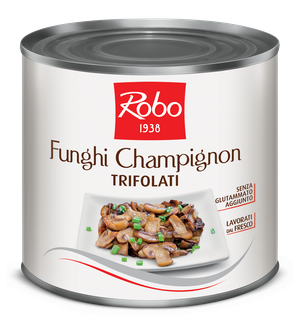 FUNGHI CHAMPIGNON TRIFOLATI "dal fresco" in olio Featured Image