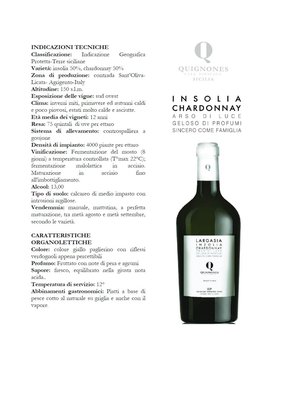 INZOLIA CHARDONNAY LARGASìA I.G.P. TERRE SICILIANE 2018 Featured Image