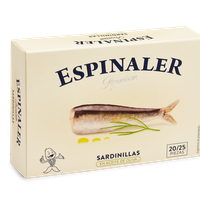 ESPINALER BABY SARDINES IN OLIVE OIL 20/25 PREMIUM LINE Featured Image