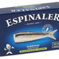 ESPINALER BABY SARDINES IN SPICY SAUCE 10/12 CLASSIC LINE Featured Image