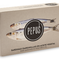 BABY SARDINES IN VEGETABLE OIL PEPUS Featured Image