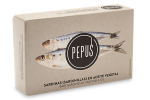 BABY SARDINES IN VEGETABLE OIL PEPUS Featured Image