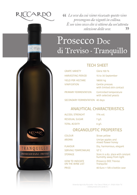 PROSECCO DOC TREVISO - TRANQUILLO Featured Image