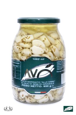 Marinated garlic in oil Featured Image