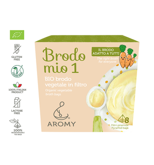 Brodo mio 1 | Organic vegetable broth in pyramid bags Featured Image