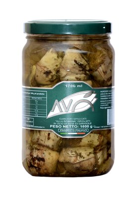 Grilled halved artichokes "Romana style" in oil Featured Image