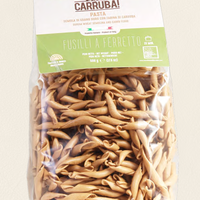 Organic Ferretto Fusilli Pasta with Carob Pulp - 500g Featured Image