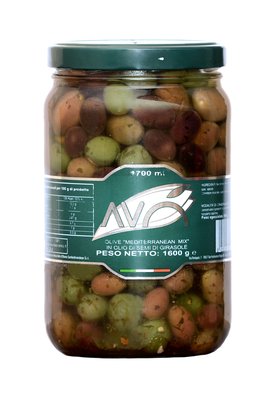 Olives "mediterranean mix" in oil Featured Image