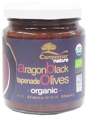 ORGANIC  ARAGON BLACK OLIVES SPREAD Featured Image